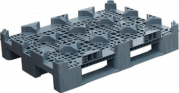 Паллет 1085х812х225 мм для бутылок серый, арт.Bottlepall