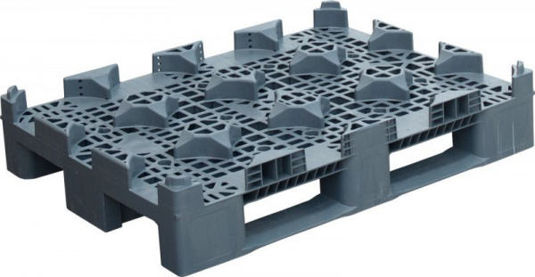 Паллет 1085х812х225 мм для бутылок серый, арт.Bottlepall