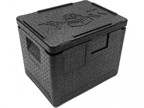 Термоконтейнер 400х300х320 22 л из ударопрочного вспененного полипропилена плотность 55 кг/м3 Термоконтейнер 400х300х320 22 л из ударопрочного вспененного полипропилена плотность 55 кг/м3
