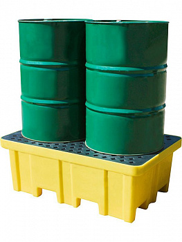 Емкость для 2-х бочек 1220 х 820 х 450, арт.ПдО Б2