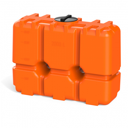 Бак R 2000 литров (TR2000S3, оранжевый) Бак R 2000 литров (TR2000S3, оранжевый)
