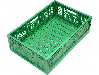 Ящик п/э 600х400х170 перфорированный, складной, арт F6417