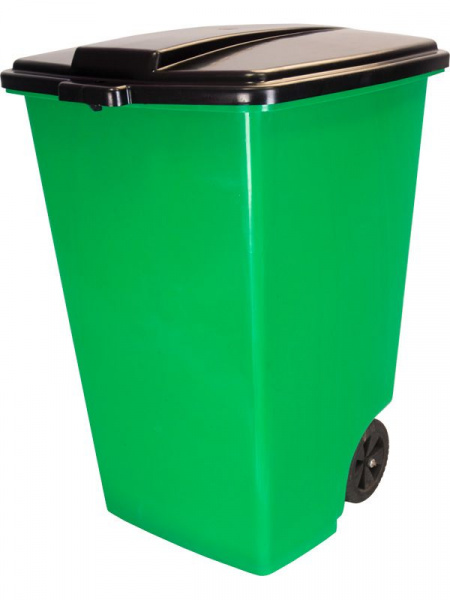 Мусорный контейнер на колёсах (120 л) зеленый, арт.МКР-120 Мусорный контейнер на колёсах (120 л) зеленый, арт.МКР-120