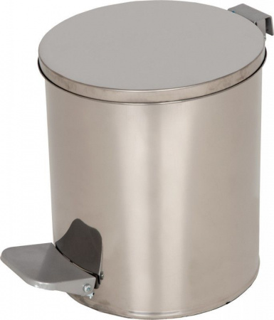 Урна с педалью  7 литров, арт.УМП-7 (14719, хром)