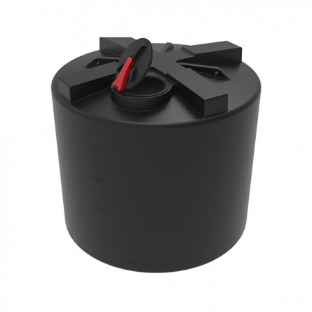 Емкость TH 5000л с откидной крышкой (107.5000.119.001, черный)