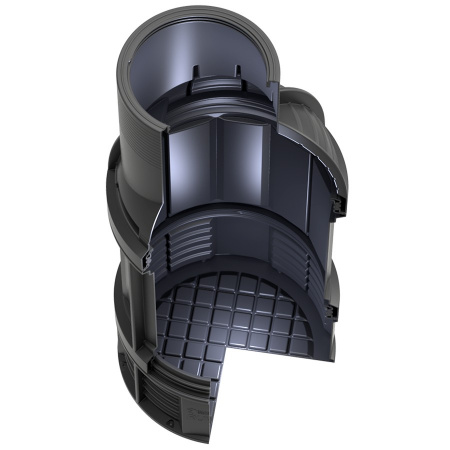 Колодец КС-7 H2695 мм, без пригрузочной камеры, без крышки (SK07060203, черный)