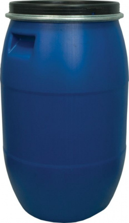 Бочка пластиковая 127 л с крышкой на обруче