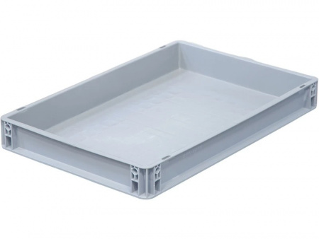 Ящик сплошной пластиковый SPK 600х400х75 мм объем 18 л Ящик сплошной пластиковый SPK 600х400х75 мм объем 18 л