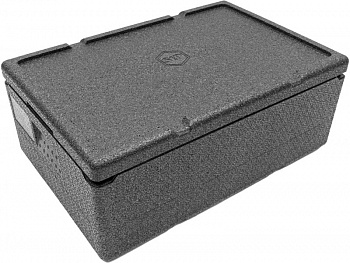 Термоконтейнер 600х400х240 32 л из ударопрочного вспененного полипропилена плотность 40 кг/м3