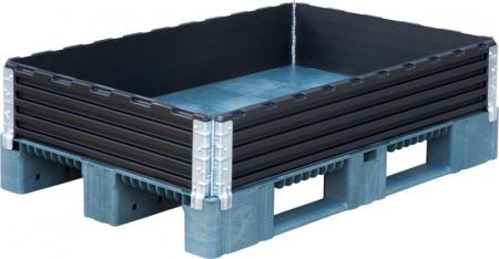 Складная паллетная рама (евроборт) 1200х800х200 мм, усиленная