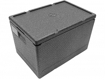 Термоконтейнер 600х400х400 60 л из ударопрочного вспененного полипропилена плотность 40 кг/м3