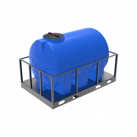 Емкость H 2000л в обрешетке (117.2004.601.1, синий)