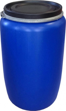 Бочка пластиковая 127 л с крышкой на обруче Open Top