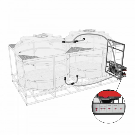 Комплекс насосный 585л/мин для СЗР/КАС ZПО2