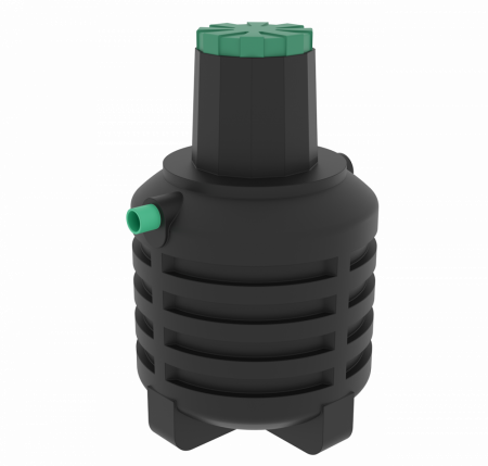 Пластиковая подземная емкость  1200 л с горловиной