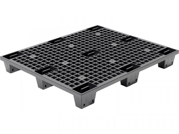 Паллет пластиковый перфорированный вкладываемый на ножках 1200х1000х140, арт. TR 1210 LP