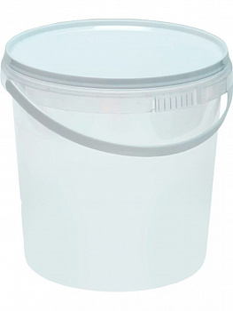 Ведро пластиковое круглое емкостью 1,5 л