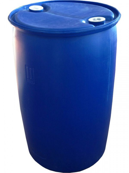 Бочка пластиковая 227 (200) л горловины с пробками L-Ring