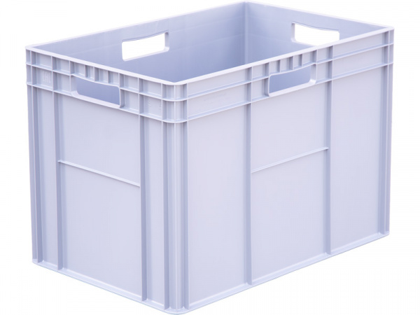 Ящик пластиковый 600x400x420 стенки сплошные дно усиленное