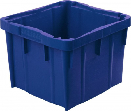 Ящик пластиковый Тетра-рекс 392х364х298 арт 305 М, дно перфорированное (13664, синий) Ящик пластиковый Тетра-рекс 392х364х298 арт 305 М, дно перфорированное (13664, синий)