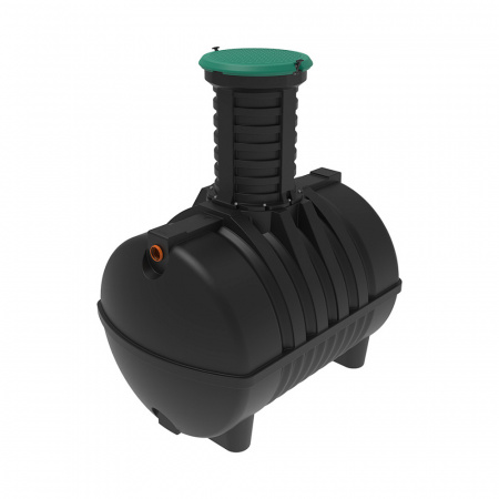 Емкость подземная пластиковая Rostok G 5600 л  с входом 110 мм с горловиной (1000 мм, 5600.5600.899.001)