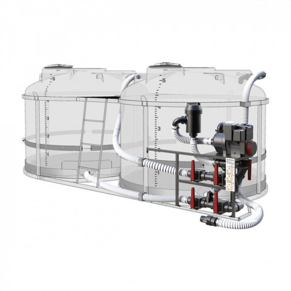 Комплекс насосный для СЗР/КАС 1275л/мин G3 на две емкости TRF