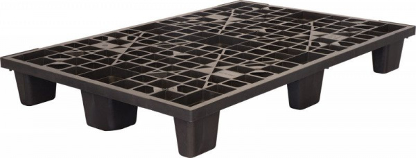Паллет 1200х800х160 мм (перфорированный на 9 ножках вкладываемый), арт.TR 1208 L (12748, черный)