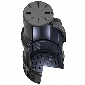 Колодец КС-7 H2770 мм, без пригрузочной камеры, с крышкой D 780 мм