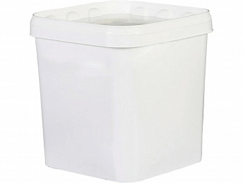 Ведро пластиковое 1 литр с крышкой