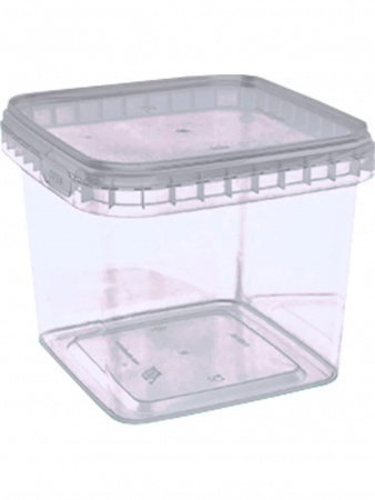 Ведро пластиковое квадратное 1,15 л