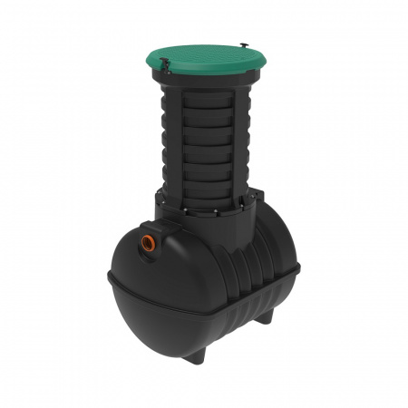 Емкость подземная пластиковая Rostok G 1200 л с входом 110 мм с горловиной (1000 мм, 1000.1000.899.003)