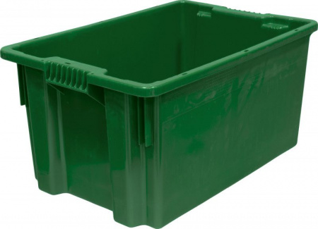 Ящик вкладываемый 600х400х300 арт 601 сплошной (05433, зеленый)