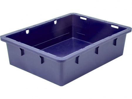 Паллет для отходов 532х400х141 мм (22 л) синий, арт.ПдО 22