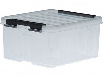 Ящик п/п 210х170х95 мм с крышкой и клипсами, арт.Rox Box 2,5 Ящик п/п 210х170х95 мм с крышкой и клипсами, арт.Rox Box 2,5