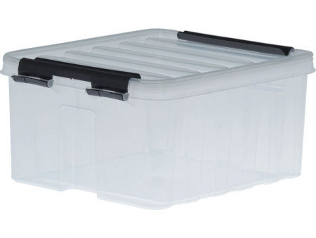Ящик п/п 210х170х95 мм с крышкой и клипсами, арт.Rox Box 2,5