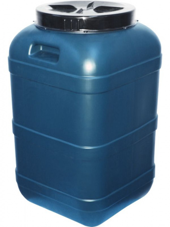 Фляга пластиковая 90 л квадратная с крышкой