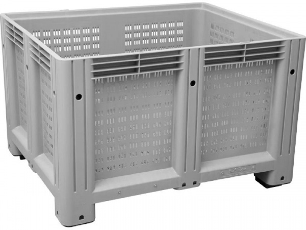 Крупногабаритный пластиковый контейнер D-Box 1210 P, 1200x1000x760 мм, перфорированный на ножках, арт.D-Box 1210 P (760) Крупногабаритный пластиковый контейнер D-Box 1210 P, 1200x1000x760 мм, перфорированный на ножках, арт.D-Box 1210 P (760)