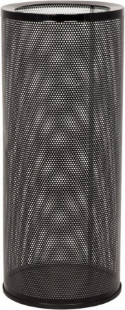 Урна  для мусора 30 литров перф. черный, арт.К250