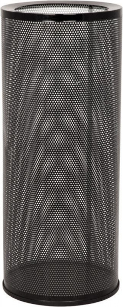 Урна  для мусора 30 литров перф. черный, арт.К250