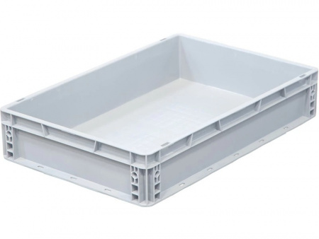 Ящик сплошной пластиковый SPK 600х400х120 мм объем 28.8 л Ящик сплошной пластиковый SPK 600х400х120 мм объем 28.8 л