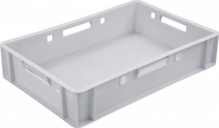 Ящик мясной 600х400х120 арт 205 (Е1) сплошной (мороз.)