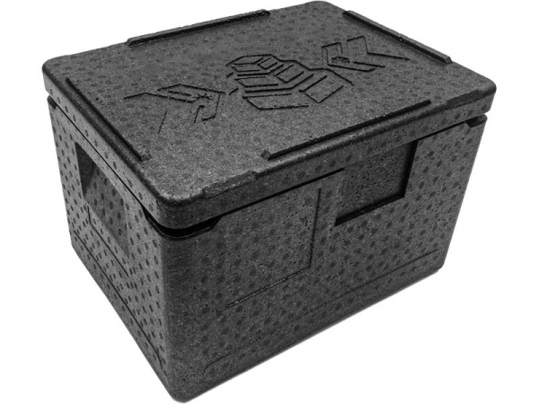 Термоконтейнер 400х300х270 18 л из ударопрочного вспененного полипропилена плотность 55 кг/м3 Термоконтейнер 400х300х270 18 л из ударопрочного вспененного полипропилена плотность 55 кг/м3