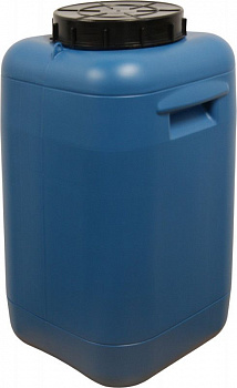 Фляга пластиковая 50 л квадратная с крышкой