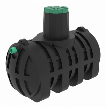 Пластиковая подземная емкость 2000 л с горловиной