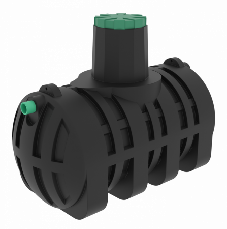 Пластиковая подземная емкость 2000 л с горловиной