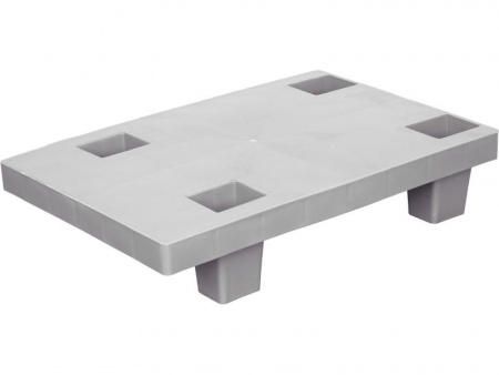 Паллет 600х400х130 (сплошной на ножках), арт.TR 400-1 (16318, серый)