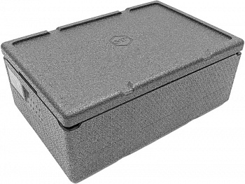 Термоконтейнер 600х400х240 32 л из ударопрочного вспененного полипропилена плотность 30 кг/м3