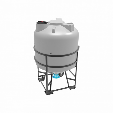 Емкость ЦКТ 5000л с патрубком 160 мм с фланцем в обрешетке (121209.5000.001.012, белый) Емкость ЦКТ 5000л с патрубком 160 мм с фланцем в обрешетке (121209.5000.001.012, белый)