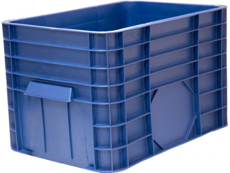 Ящик универсальный 710х500х455 арт 425 сплошной (00964, синий)