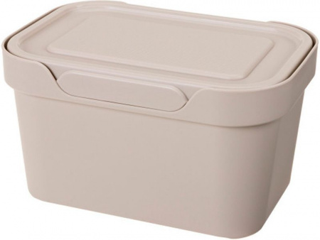 Ящик п/п Luxe 189х132х110 1,9 л  для хранения с крышкой, арт.Luxe 1,9